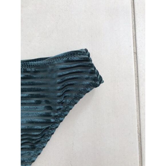 Cupshe Swim Striped Velvet Bikini Bottom Swimwear - Picture 6 of 9